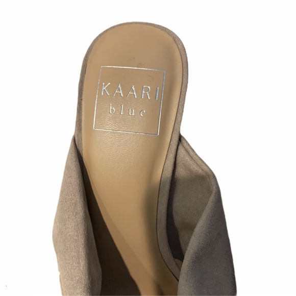 Kaari Blue Katie Peep Toe Heels- like new - Picture 3 of 7